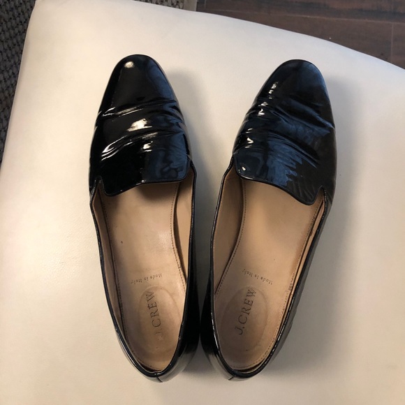 J. Crew Shoes - J.Crew black patent Darby loafer